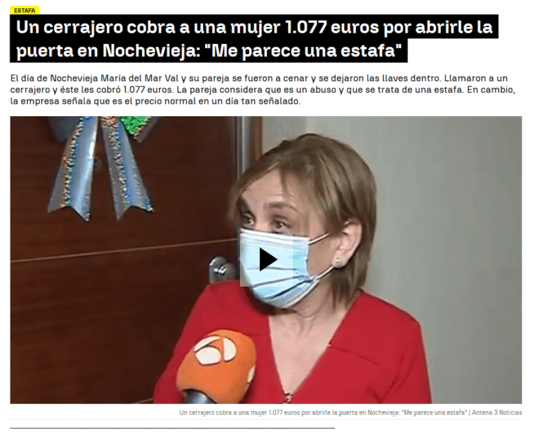 Cu&aacute;nto cuesta realmente abrir una puerta en Madrid